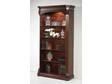 Mahogany Lighted Bookcase Bookshelf