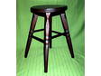 American Walnut Folk Art Stool