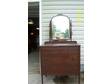 Very Rare and Stunning Metal Simmons Dresser with Original Tilt Mirror