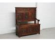 Carved French Hall Bench
