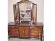 BEDROOM SET Broyhill/Ming Dynasty Headbrd, Dresser w/Mirror &