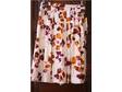 PERRY ELLIS White, Silk Floral DRESS SKIRT size 4 NWT