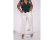 Vintage DKNY White RETRO SKINNY Dress JEANS Size 6 smal