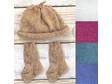 Infant Roll Hat and Socks knitted by a handweaver and