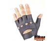 FINGERLESS GLOVES W/HOLES,  VELCRO - Size - XS
