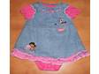 DORA the EXPLORER SIZE 12 MONTHS JEAN DRESS w/ SHIRT