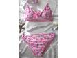 NWT Breaking Waves Pink SILVER Girls Bikini SWIMSUIT 16
