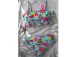 NWT BLUE Pink TANKINI BEACH SCENE Girls SWIMSUIT 16
