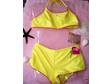 NWT YELLOW CORAL COVE BIKINI Girl SWIMSUIT 16 CLEARANCE