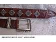 Brighton Belt, Large, authentic, Gently Worn, Alligator, Har