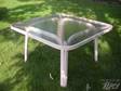 Patio Umbrella Table