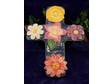Double D Design Custom Studios Handmade Ceramic Cross ~ 8