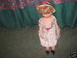 Vintage Little Girl, Soft Rubber Doll, Original Clothes