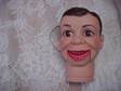 Charlie McCarthy Talking Large Puppet Head, Needs costume, C