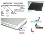 Attachable Laptop Cooler & Comfortpad - World's First
