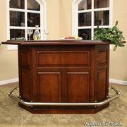 American Heritage Bar & 6 Bar Stools for sale