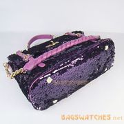 MiuMiu Sequin Messenger Bag 1860 pink/Silver