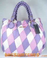 MiuMiu 500220-purple, pink,  white 6803