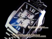 Replica Breitling Watches Flying B Chrono SS/SS Black Asia 7750 Secs @