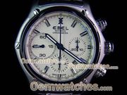EBEL Watches 1911 BTR137 Chrono SS/SS White Asia 7750 28800bph