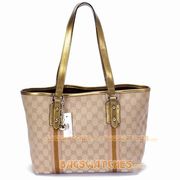 gucci tote medium brown canvas 139261