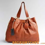 miumiu coffee leather 6981