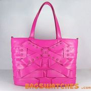 Valentino Noeud Tote Bag peach 80032