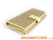Gucci Canvas Wallet 181595 beige