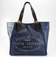 Louis Vuitton Sapphire Blue Leather Handbag M96606