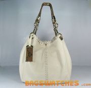 Jimmy Choo Lohla Lambskin Handbag Cream 1808-3