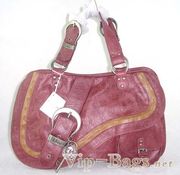 Dior Gaucho Tote Dark Red 8825