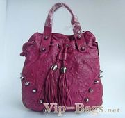 Thomas Wylde Cleopatra Tassel purple Tote 6208