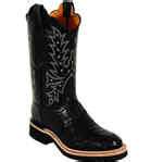 Luchesse full quill ostrich Horseman boots- Womens/black/size 7 1/2