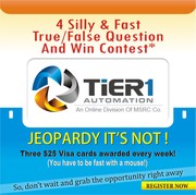 Cars Based Contest - Win USD 25 at Tier1 Automation.com