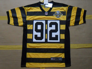 2012 James Harrison Pittsburgh Steelers #92 80th Anniversary Throwback