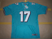 2012 Nike Ryan Tannehill #17 Miami Dolphins #15 #91 Green Elite Jersey
