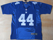 2012 Giants #44 Ahmad Bradshaw #80 Victor Cruz Blue Elite Jersey