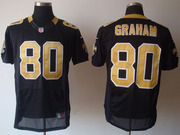 2012 Nike Saints #43 Darren Sproles #80 Jimmy Graham Elite Jersey