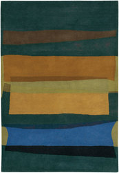 Contemporary Rugs Katiucia Orange and Gold Product Code : 10407