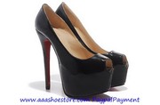 Christian Louboutin Highness Platform Pump 160mm Black Patent Leather 