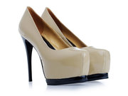 Gianmarco Lorenzi Platform Pump White Suede Pump Free shipping paypal 