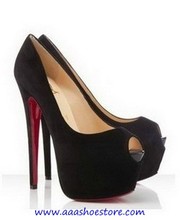 Wholesale Christian Louboutin Highness Platform Pump 160mm Black Matte