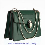 Wholesale Bulgari Shoulder Bag With Eyes In Malachite Big Green Paypal