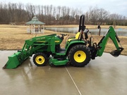 2004 John Deere 4310 4x4 TLB,  Mid Mower