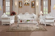 European country style leather sofa set