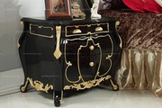 Neoclassical Style Retro Bedroom Nightstand