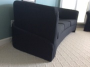 Contemporary custom fabric couch set