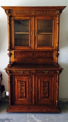 Antique English Oak Hutch