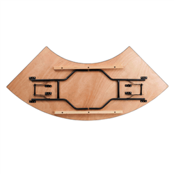 Serpentine Plywood Folding Table