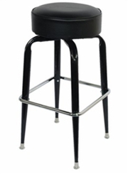 Get Black Crossover Frame Barstool with Larry Hoffman